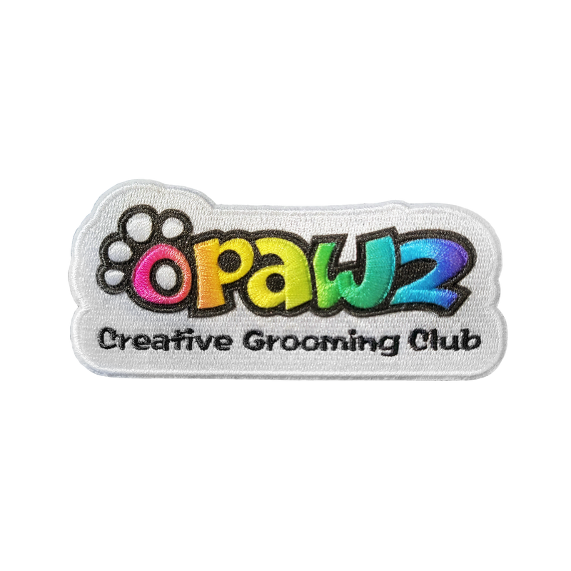 Iron-on Fabric Patch - OPAWZ Creative Grooming Club