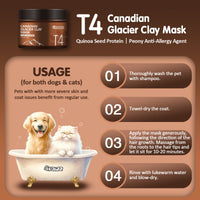 OPAWZ Canadian Glacier Clay Mask - For Pets’ Hair and Skin (T4)